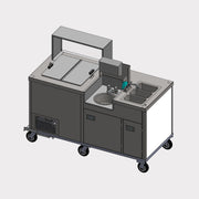 C Nelson BD4CE-07 | 71" L | 4-Bowl Hand & Washing