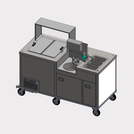 C Nelson BD4CE-07 | 71" L | 4-Bowl Hand & Washing
