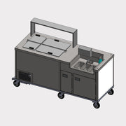 C Nelson Manufacturing BD6CE-05 | 84" L | 3-Bowl Washing