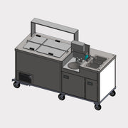 C Nelson Manufacturing BD6CE-07 | 84" L | 4-Bowl Hand & Washing