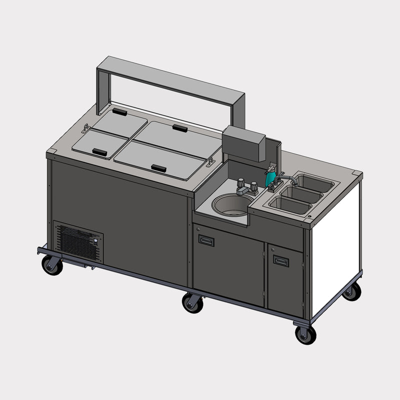 C Nelson Manufacturing BD6CE-07 | 84" L | 4-Bowl Hand & Washing