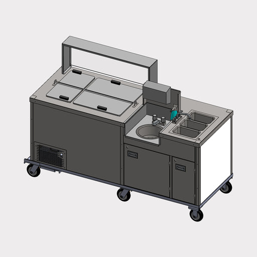 C Nelson Manufacturing BD6CE-07 | 84" L | 4-Bowl Hand & Washing