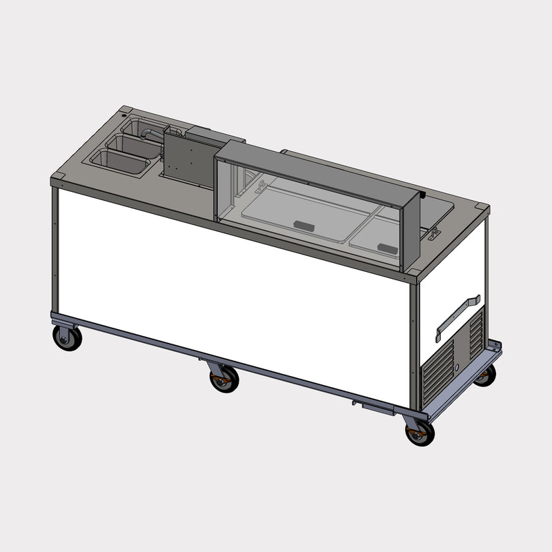 C Nelson Manufacturing BD6CE-07 | 84" L | 4-Bowl Hand & Washing