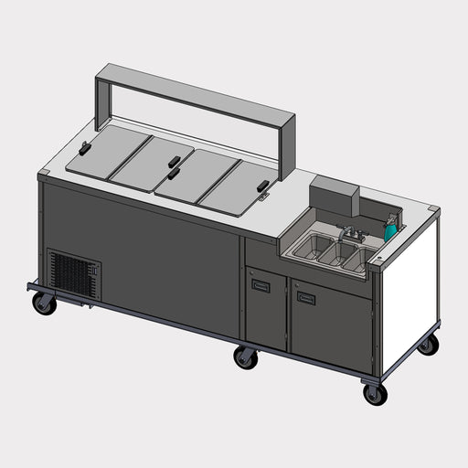 C Nelson Manufacturing BD8CE-05 | 84" L | 3-Bowl Washing