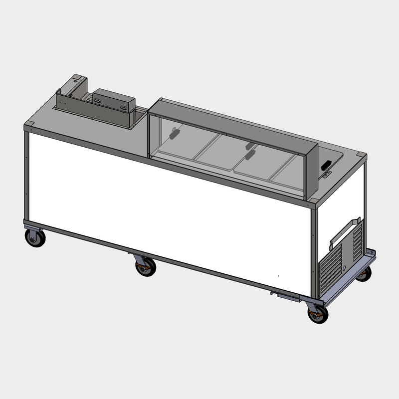 C Nelson Manufacturing BD8CE-05 | 84" L | 3-Bowl Washing