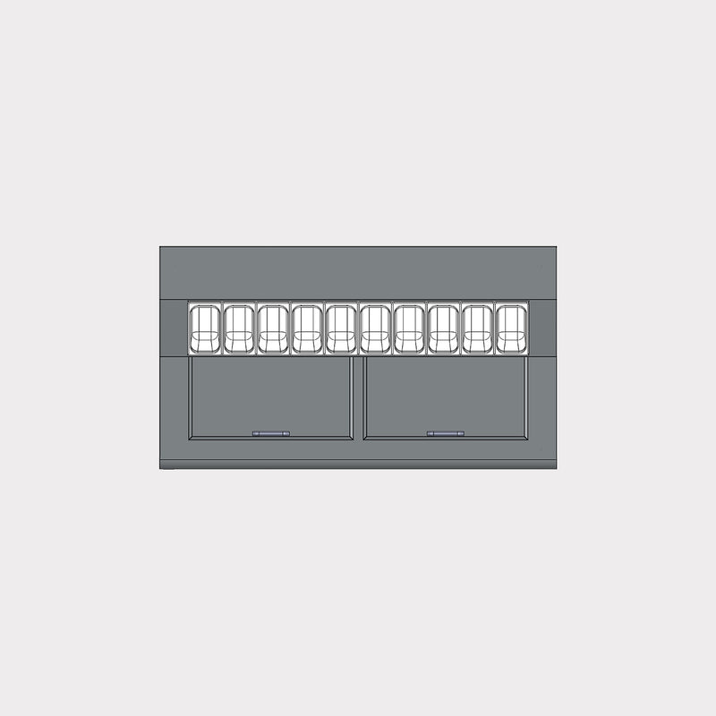 BD8JR - Jar Racks - C Nelson Manufacturing
