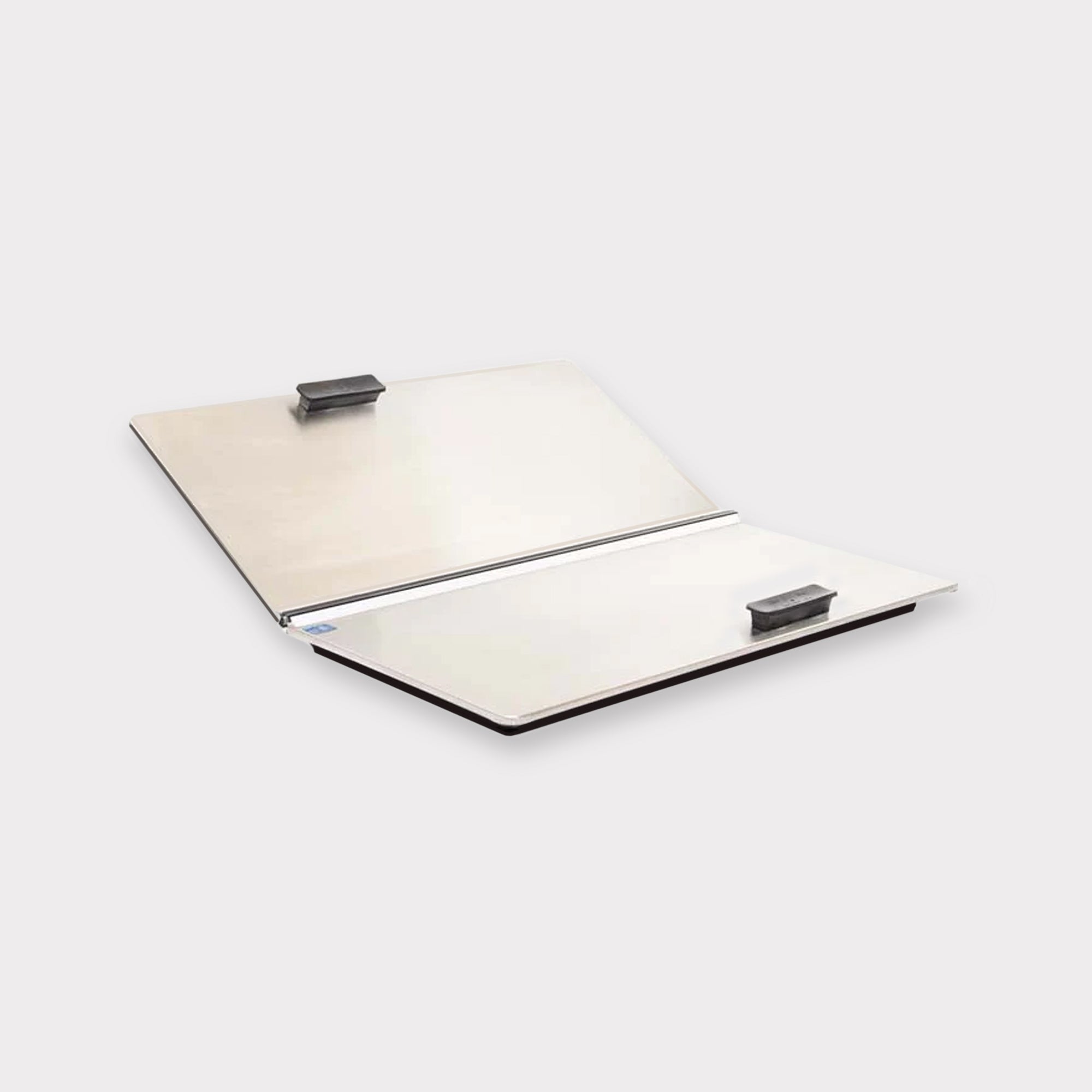4 Hole Size | Stainless Steel Center Flip Lid — C Nelson Manufacturing